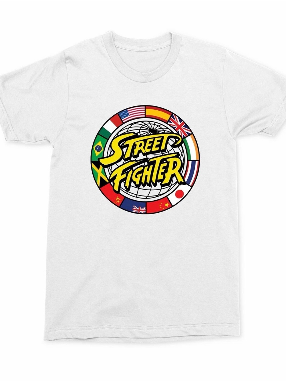 STREET FIGHTER Capcom Retro Logo Men's Graphic T-shirt